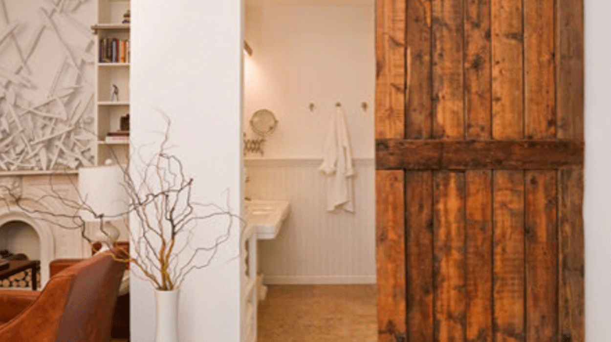 Thumbnail of We’ve Remodeled Our Bathroom, So Now You Have to Take a Dump Behind a Sliding Barn Door