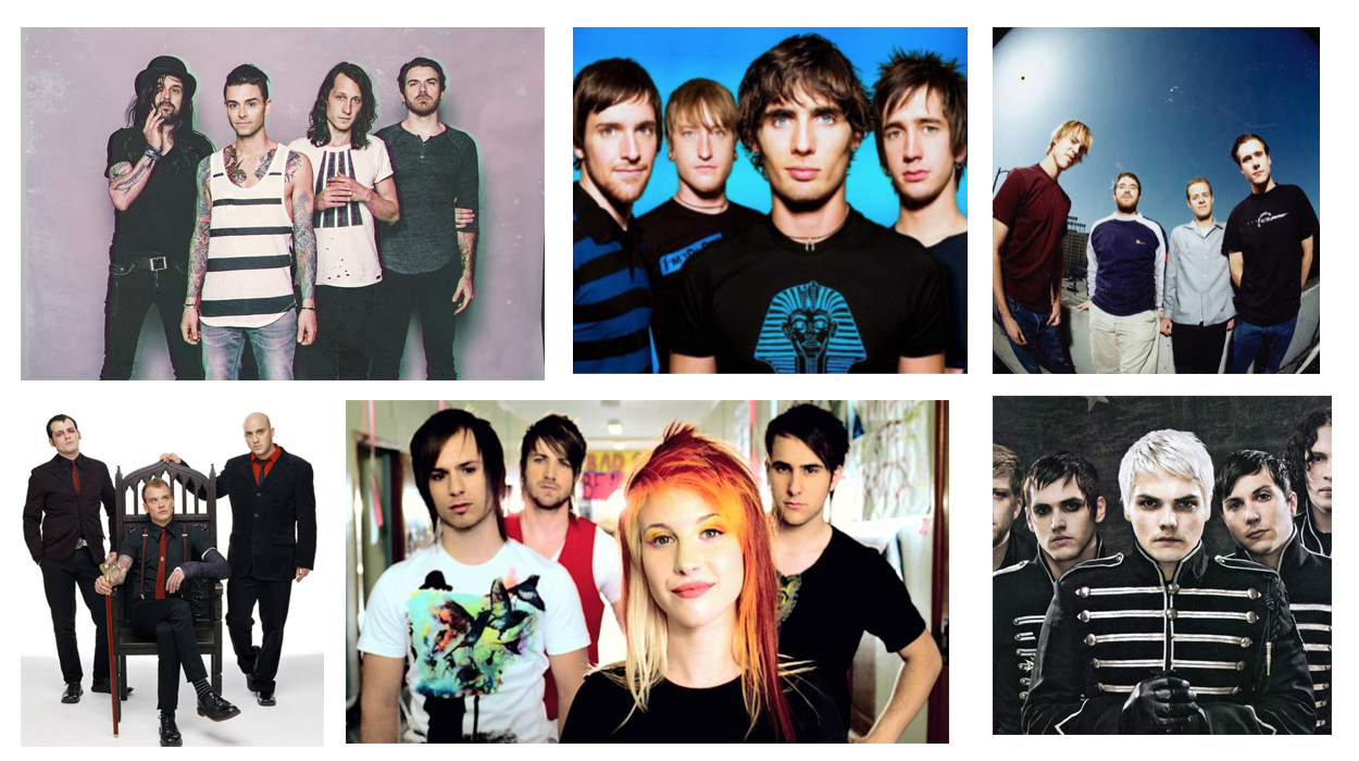 5 Man Rock Bands 2000s