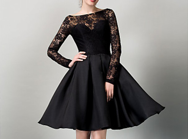 black dress net
