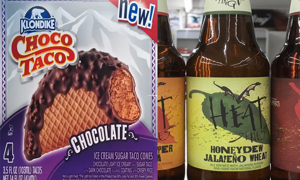 Reviews of New Food Choco Tacos and Honeydew Jalapeño Wheat Beer