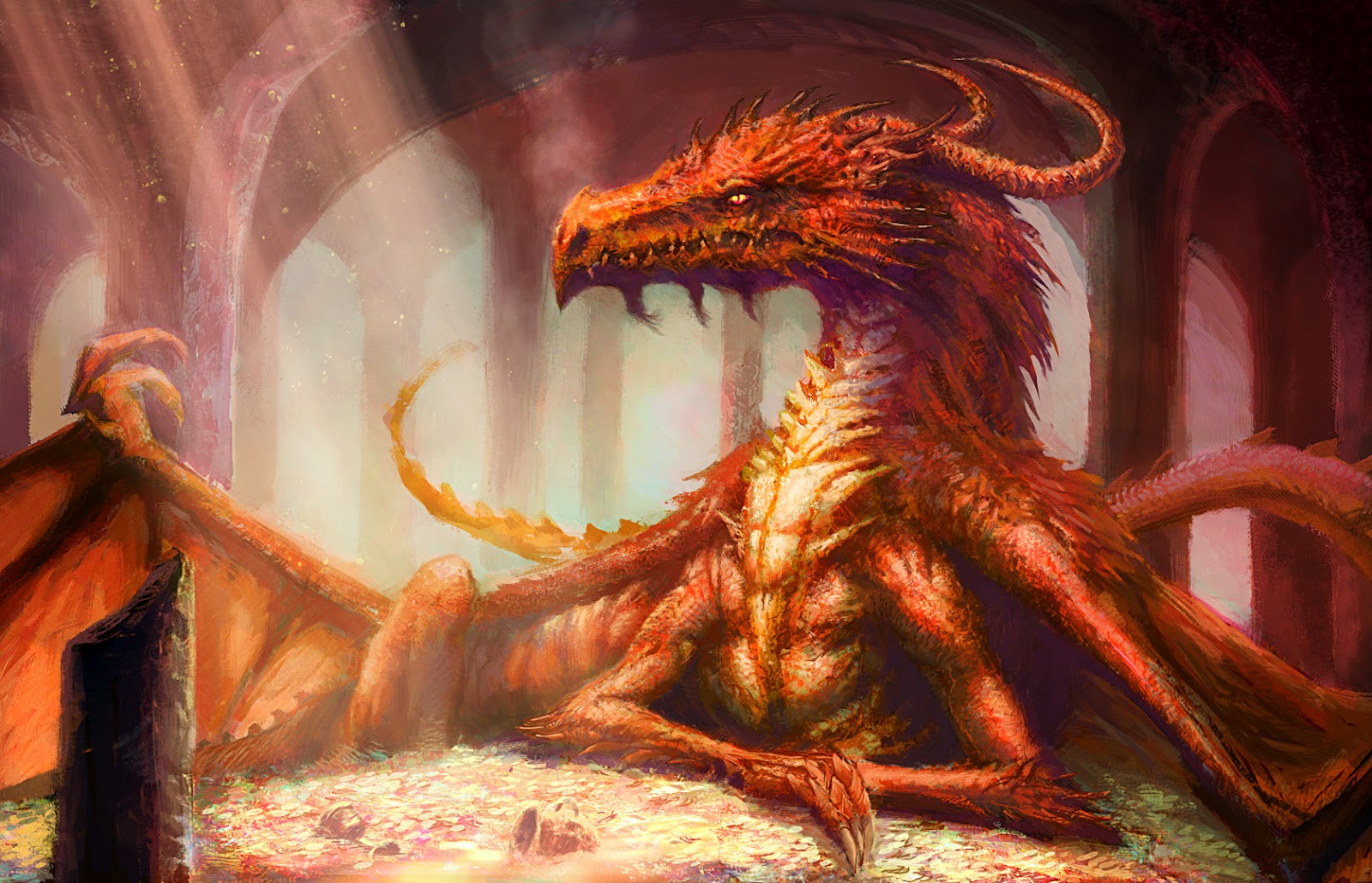 Dragon Hoarding Enormous Pile of Treasure Seeks Unpaid Intern