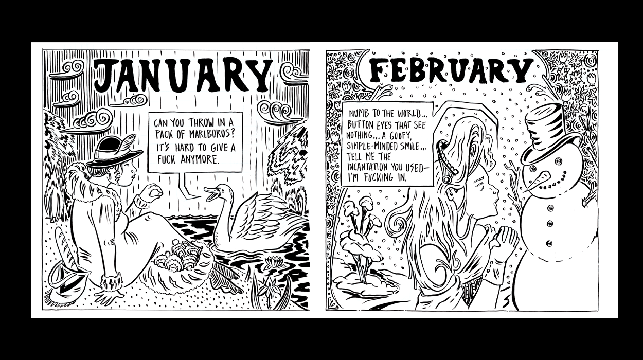 An Art Nouveau Calendar for a Terrible Fucking Year McSweeney’s