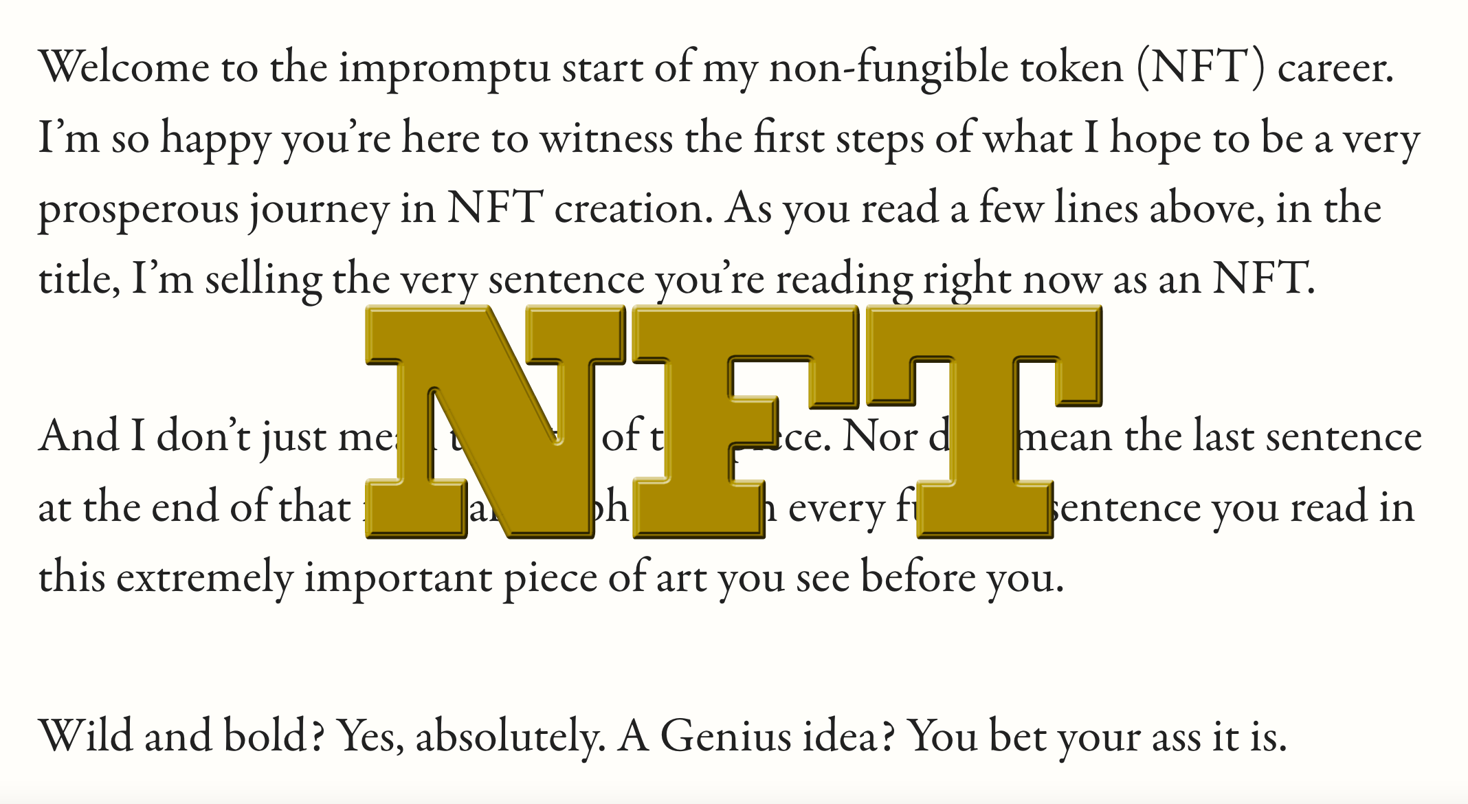 i-m-selling-the-very-sentence-you-re-reading-as-a-non-fungible-token